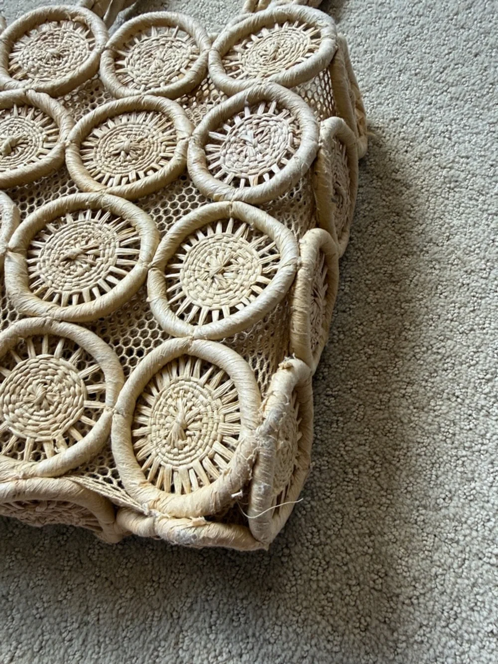 Madewell Natural Woven Circle Tote - Picture 3 of 6